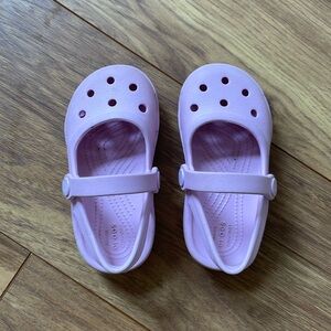 Toddler Girl Light Purple Crocs Size 8